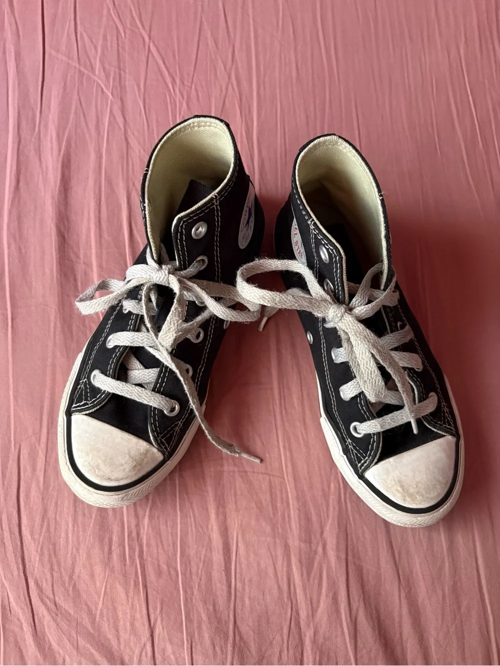 Converse Black and White Kids' High Top Sneakers